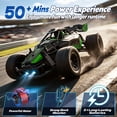 thumbnail image 3 of ‌JoyStone Remote Control Car for Kids, 2.4GHz Off-Road RC Car with LED Lights, 50 Mins Runtime, All Terrain RC Truck Toy for Boys Girls, Green, 3 of 10