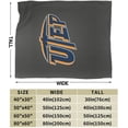 thumbnail image 2 of Utep Miners Fleece Blanket, Very Soft Microfiber Flannel Blanket for Couch Warm and Cozy for All Seasons, 2 of 5