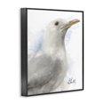 thumbnail image 3 of Stupell Industries Coastal Seagull Portrait Black Framed Giclee Art design by Matthew Piotrowicz, 14 x 11, 3 of 8