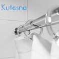 thumbnail image 4 of 144 PCS Clear Plastic Shower Curtain Rings, O-Ring Shower Curtain Hooks, Shower Hooks for Bathroom Rods,Decorative Curtain Hooks with Smooth Glide, No Tools Installation & Rust-Proof Design, 4 of 8