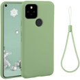 thumbnail image 1 of HAHDAXIA for Pixel 4a 5G Case 6.2 inch (2020), Liquid Silicone Slim with Camera and Screen Protection Microfiber Lining (with Strap Rope x 1), Silicone Case for Google Pixel 4a 5G Case (Match, 1 of 7
