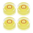 thumbnail image 1 of Unique Bargains 4 Packs Round Bubble Level 18x9mm Mini Circular Bullseye Spirit Levels for Leveling Camera Tripod Telescope, Yellow, 1 of 6