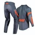 thumbnail image 2 of Willbros Motocross Jersey and Pants Combo with Zipper Pockets MX Dirt Bike Offroad Gear Set Ride Grey Orange (Jersey Adult M/Pants W32), 2 of 12