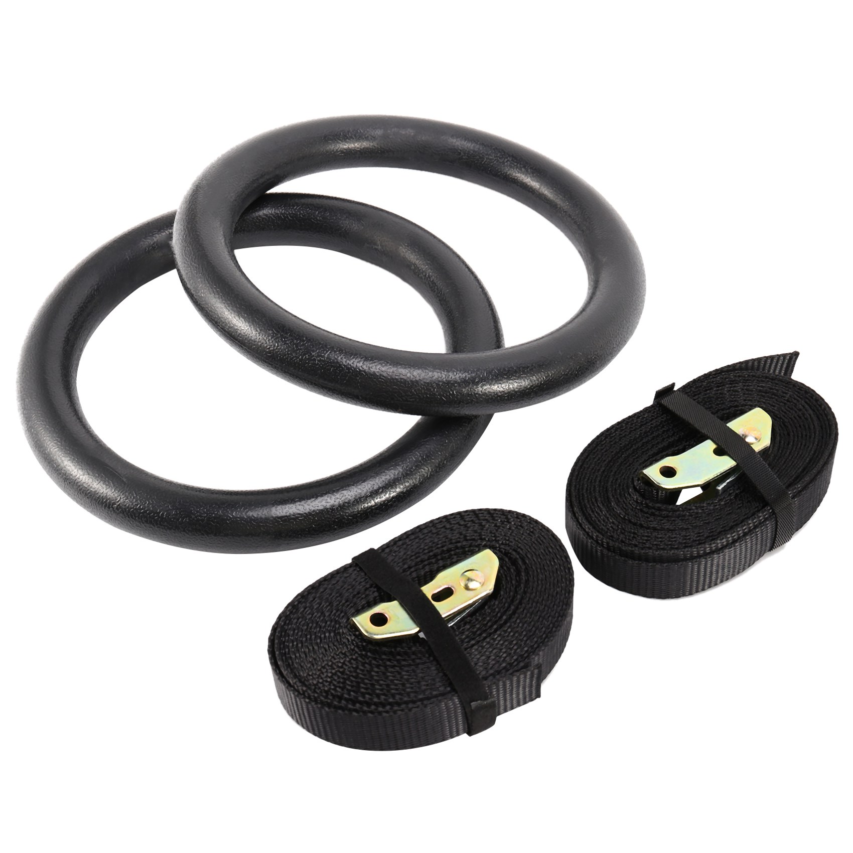 Gymnastic Rings PullUp Fitness Gym Rings with Adjustable Straps for