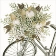 thumbnail image 2 of Great Art Now Bountiful Basket on a Bike I by Cindy Jacobs, Framed Wall Art, 13W x 13H, 2 of 3