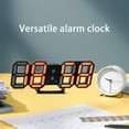 thumbnail image 4 of Reloj Despertador Digital, Reloj Electrónico de Pantalla Led Fotosensible 3D Automática, 23.5x9.3x1.8cm, Reloj Multifunción de Doble Propósito, Despertador de Luz, 4 of 8