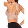 thumbnail image 2 of YouLoveIt Women's Sports Bra Cross Back Ladies Removable Pad Yoga Bras Anti-sagging Padded Stretch Bra Comfort Padded Sports Bra Running Workout Bra, 2 of 7