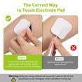 thumbnail image 6 of Electrode Patches for TENS Unit - (2"x2") Replacement Pads Upgraded Self-Adhesive Electrodes Pads with 0.2mm Connector, Skin-Friendly Design 20Pcs, 6 of 10