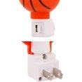 thumbnail image 4 of 2 piezas de color blanco cálido: versión mejorada, luz nocturna LED enchufable para niños, lámpara con forma de baloncesto, cuida bien el sueño de los niños brillar  Electrónica, 4 of 5