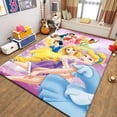 thumbnail image 1 of Disney Princess Girls' Floor Rug Soft Door Mat Anti-slip Living Bedroom Carpet, 1 of 3