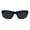 Matte Black, variant on Classic 90s All Black Sport Warparound Biker Gangster Sunglasses Matte Black