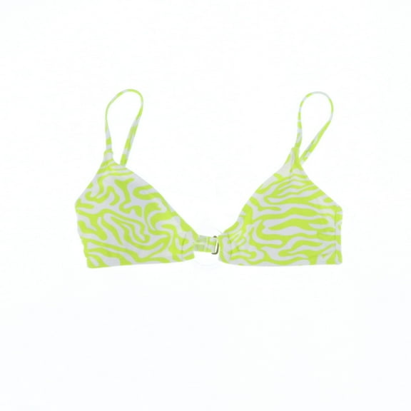 Salt Cove Women's Swim Top Bralette Ring Stretch Lime XS New