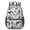 Police and German Shepherd, variant on Police and Vest White Pattern 17" Waterproof Oxford School Backpacks for Teens, S-Shape Padded Straps, for School, Travel, Hiking, Camping