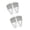 Gray, variant on 2 Pairs Seamlessly Socks For Women Nonslip Toe Separator Designs Soft Cotton Blend Comfortable Socks For Daily Wear
