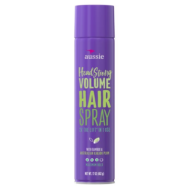 Aussie Headstrong Volume Hairspray, Maximum Hold, 17 oz