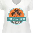 thumbnail image 4 of Inktastic Cabo San Lucas Beach Vacation Women's Plus Size V-Neck T-Shirt, 4 of 5