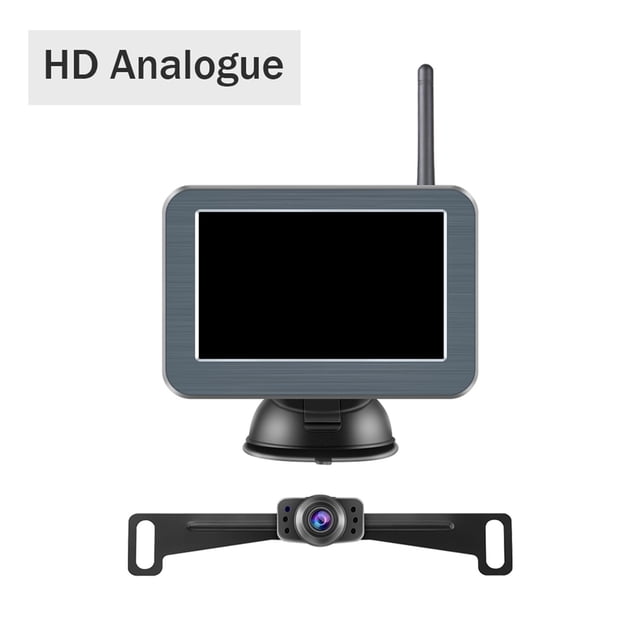 5 Inch AHD Car Monitor TFT LCD 5" HD Digital/Analogue 12V PAL/NTSC Car Screen Reverse Rear View Camera for Parking ,Clear Images