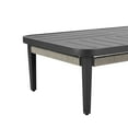 thumbnail image 4 of Zella Rectangular Coffee Table in Aluminum, 4 of 6