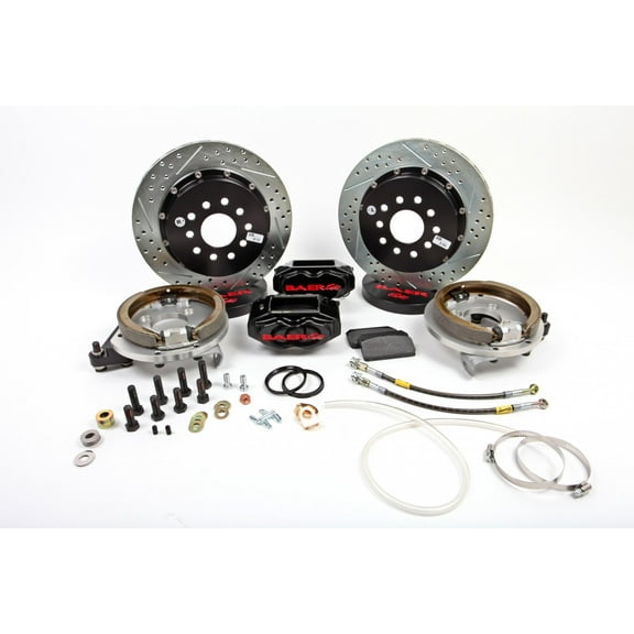 BAER 4302339B Brake System 13" Rear SS4 w/Park Brake Black 60-87 GM C 10 Truck Fits select: 1966-1976,1981-1986 CHEVROLET C10