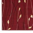 thumbnail image 5 of Nourison Grafix Transitional Botanical Red 7' x 10' Area Rug, (7' x 10'), 5 of 10