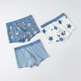 thumbnail image 3 of 3-11T Boys Boxer Briefs Baby Soft Cotton Toddler Dinosaur Underwear Children Truck Panties (Pack of 3), 3 of 7