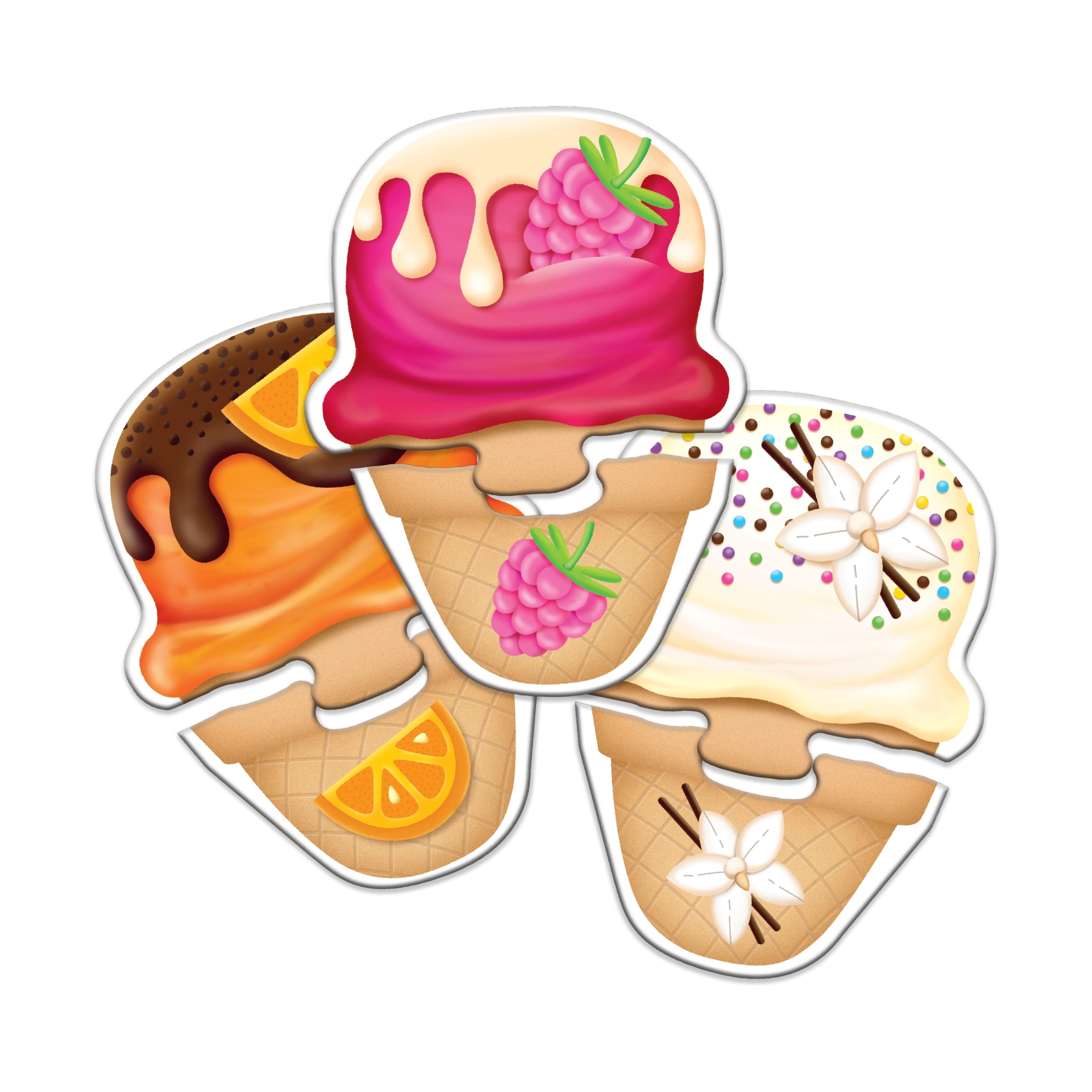 The Learning Journey My First Match It! - Ice Cream Colors
