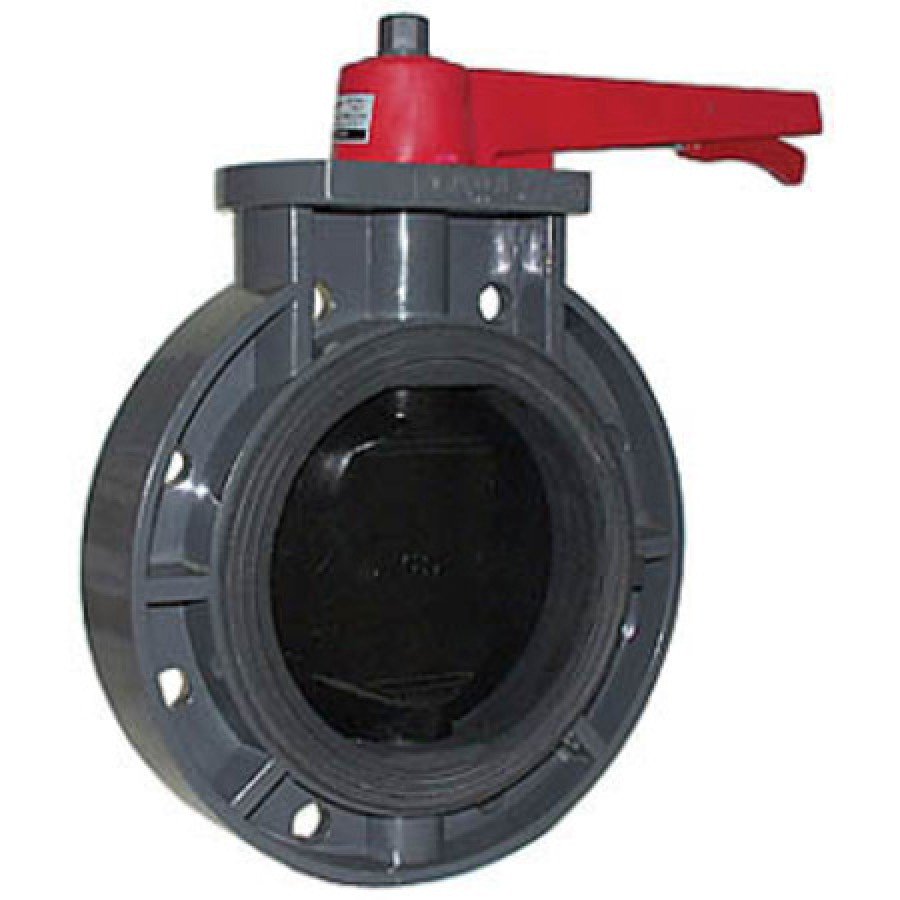 LEGEND VALVE 201268 6" S650 PVC BUTTERFLY VALVE