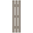 thumbnail image 6 of 12"W x 67"H Mid-America Vinyl, Standard Size Three Board Spaced Shutters, w/Installation Shutter-Lok's & Matching Screws, 008 - Clay, 6 of 13