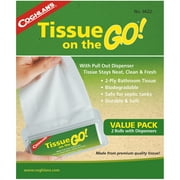Coghlan's Tissue On The Go 2-Ply Toilet Paper, Biodegradable, 2 Rolls Pack