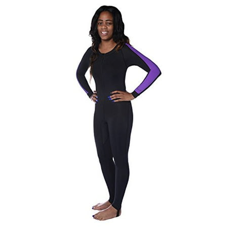 Ivation Women's Full Body Wetsuit Sport Skin for Running, Exercising, Diving, Snorkeling, Swimming & Water (Best Open Water Wetsuit)