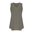 thumbnail image 4 of Teissuly Fashion Women's Spring/summer Casual V-neck Sleeveless Tank Top, 4 of 6