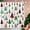 Christmas Red, variant on Christmas Shower Curtain, Xmas Tree Home Bathroom Decor, Polyester Cloth Fabric Bath Curtain with 12 Hooks (72x72 Inches, Christmas Tree 3)