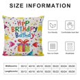 thumbnail image 5 of YINGXI  Throw Pillow Cover,Birthday Gift Cushion Case Outdoor Decoration for Sofa Couch Farmhouse 12x12in, 5 of 5
