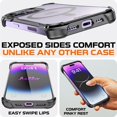 thumbnail image 3 of Funda para teléfono REBEL iPhone 14 Pro Frosted Flex Series, 3 of 6