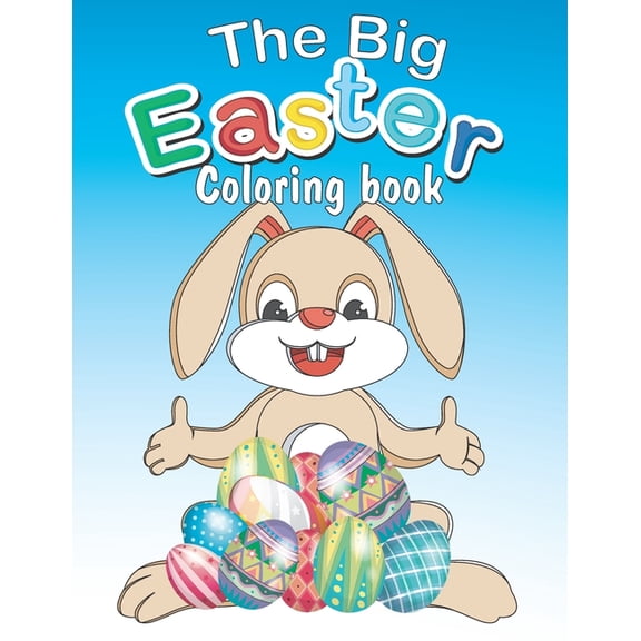 The Big Easter Coloring book (Paperback)(Large Print)