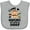 AC-Heather Grey, variant on Inktastic Monkey I Love Hanging out with My Daddy Boys or Girls Baby Bib