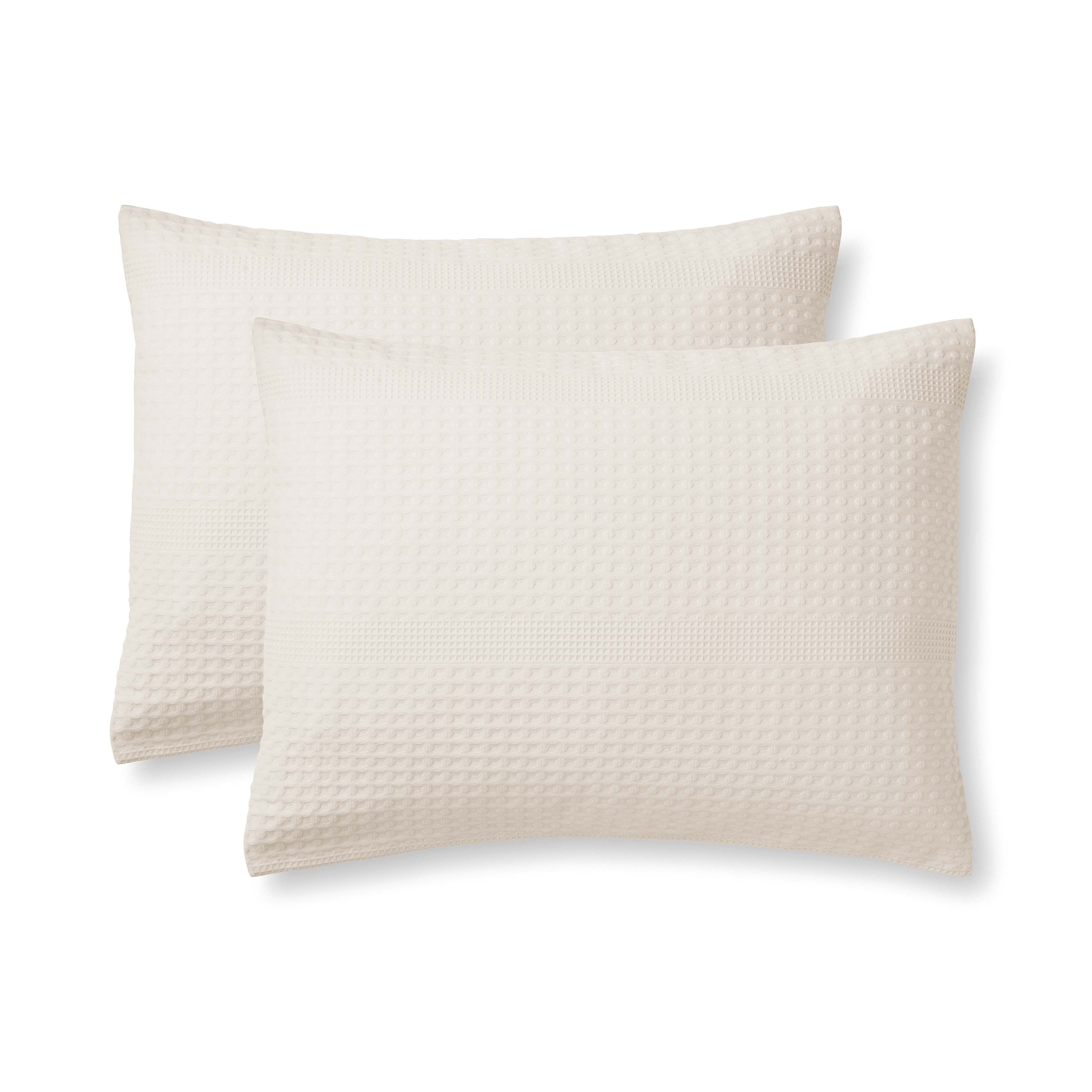 Mainstays Full/Queen Comforter Set, All-Season, 5-Piece, Ivory Waffle