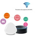 thumbnail image 3 of WiFi-IR Remote Concentrateur de Contrôle IR Wi‐Fi (2,4 GHz) avec Télécommande Universelle Infrarouge Compatible pour Climatiseur, Téléviseur, Boîtier Décodeur, avec l'Application Tuya Smart Life, Compatible avec Alexa, Google Home, Commande Vocale, 3 of 8