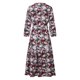 thumbnail image 4 of Nuevo vestido largo de manga larga de encaje fresco y elegante con cuello en V y estampado de moda Pompotops  hdfakjf8301, 4 of 6