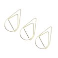 thumbnail image 1 of tredstone 50 Pièces Petits Trombones Rétro Maison École Document d'Affaires Pinces de Papeterie Simple Portable Enfants Or, 1 of 6