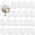 thumbnail image 1 of 20 Piezas Bolsas de Regalo de PVC Transparente con Asa,Bolsas de Dulces Reutilizable Bolsitas de Dulces para Boda, Cumpleaños, Boda, 1 of 4