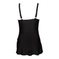 thumbnail image 5 of Linfrsh Girls' One-Piece Swimwear Swimsuits Ruffle One Piece Bathing Suits UPF 50 Swimwear Quick Dry(Black,15-16 Years), 5 of 5