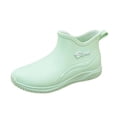 thumbnail image 2 of YTCAMLO Low Top Garden Shoes for Women Casual PVC Waterproof Non-Slip Rain Boots Comfortable Slip-On Round Toe Rainboots Outdoor, 2 of 8