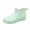 Mint Green, variant on Women's Short Rain Boots Waterproof Thick Sole Non Slip Lightweight Breathable Comfortable Cushion Insole Everyday
