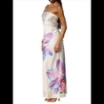 thumbnail image 2 of Vestido Maxi Sin Tirantes Y2k para Mujer, con Estampado Floral, Estilo Bohemio, para Playa, para Salir y Salir Lechoso M, 2 of 8