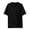 A544 Black, variant on Mens Linen T Shirt Short Sleeve Crewneck Seersucker Fabric Relaxed Fit Casual Streetwear Minimalist Plain Solid Summer Fashion Loose Comfy Graphic Tees