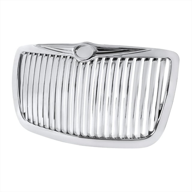 Spec-D Tuning Vertical Grill Front Grille Compatible with 2005-2010 Chrysler 300 300C