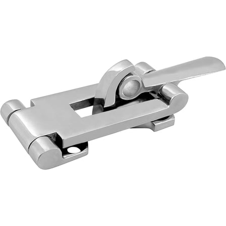 ISURE MARINE Stainless Steel Heavy Duty Door Hasp with Eye Mount