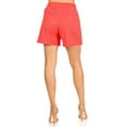 thumbnail image 3 of Women's Casual Comfy Elastic High Waist Loose Fit Basic Solid Pants Shorts, 3 of 3