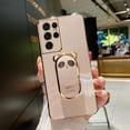 thumbnail image 2 of Creative Panda Folding Bracket Phone Case with Invisible Bracket, Cute Cartoon, Full Coverage Anti-Fall, for Samsung Galaxy S23 S22 S21 S20 Phone Case (Green,S21 FE), 2 of 8